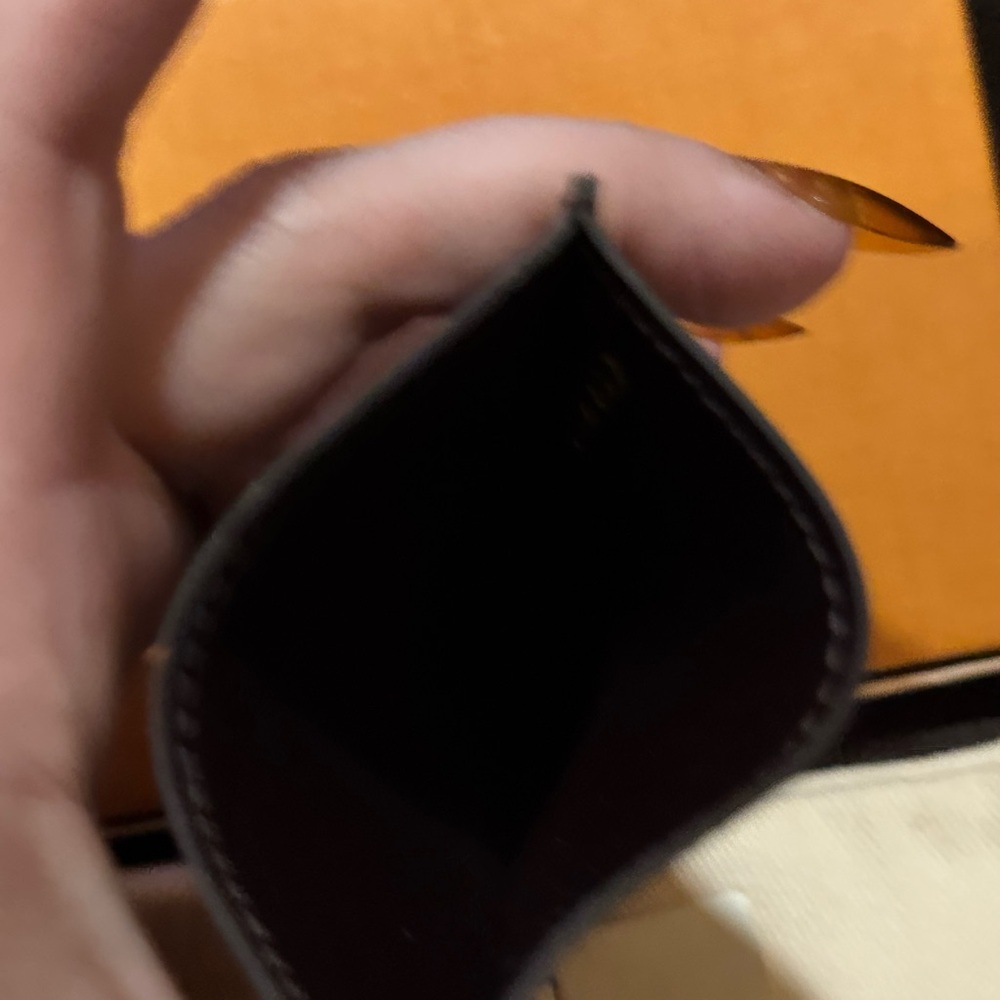 SALE- Louis Vuitton Leather Card Case - Picture 5 of 5